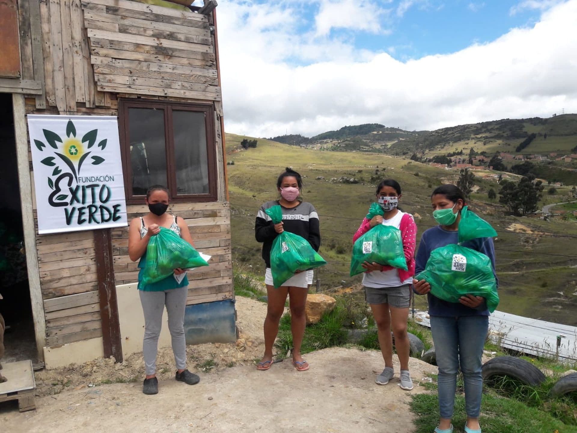 Exito verde header
