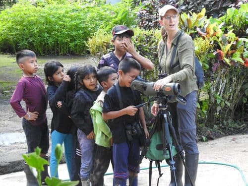 Biologists at Sinchi